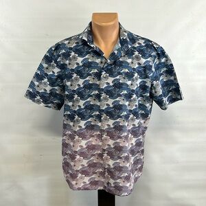 johnnie-O Hangin' Out short sleeve button down shirt.  L